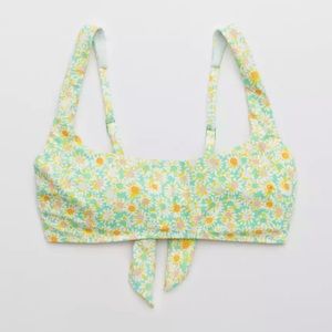 Aerie Tie Back Scoop Bikini Top